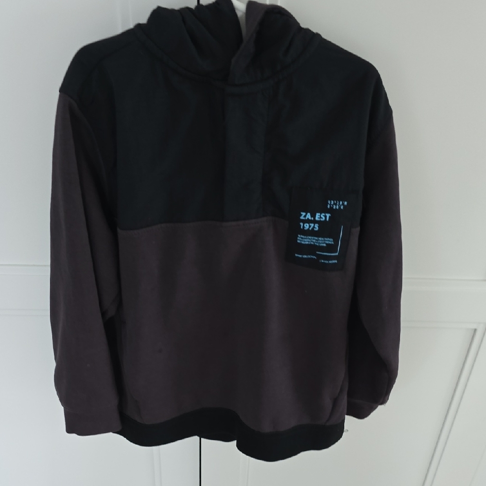 Zara Black and Brown Casual Jacket